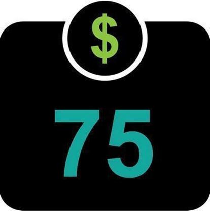 $75 Declining Balance Dollars